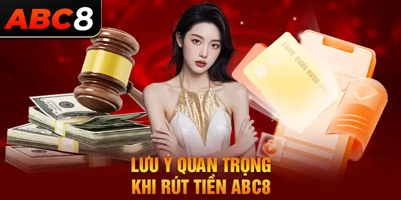 Những lưu ý trong quá trình rút tiền ABC8